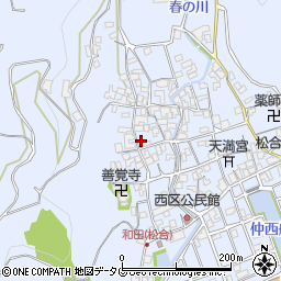 熊本県宇城市不知火町松合1750周辺の地図