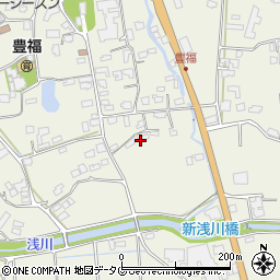 熊本県宇城市松橋町豊福403周辺の地図