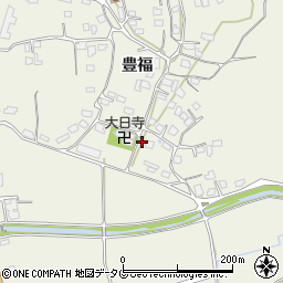 熊本県宇城市松橋町豊福716周辺の地図