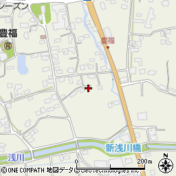 熊本県宇城市松橋町豊福409周辺の地図