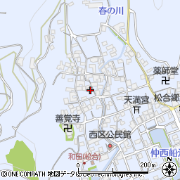 熊本県宇城市不知火町松合1745周辺の地図