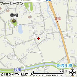 熊本県宇城市松橋町豊福401周辺の地図