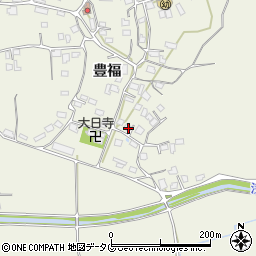 熊本県宇城市松橋町豊福833周辺の地図