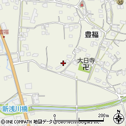熊本県宇城市松橋町豊福1307周辺の地図