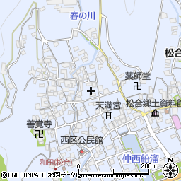 熊本県宇城市不知火町松合921周辺の地図