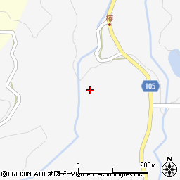 熊本県下益城郡美里町中郡2295周辺の地図