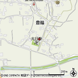 熊本県宇城市松橋町豊福1294周辺の地図