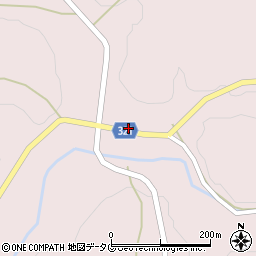 熊本県下益城郡美里町名越谷2135周辺の地図