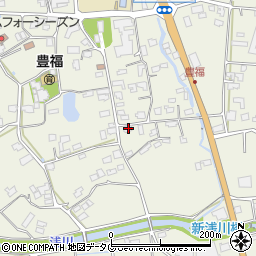 熊本県宇城市松橋町豊福431周辺の地図