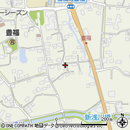 熊本県宇城市松橋町豊福422周辺の地図