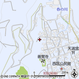熊本県宇城市不知火町松合1722周辺の地図