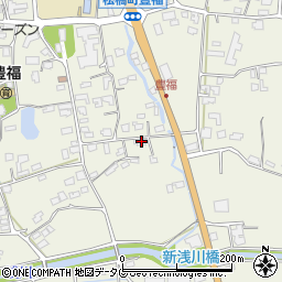 熊本県宇城市松橋町豊福420周辺の地図