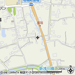 熊本県宇城市松橋町豊福419周辺の地図