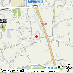 熊本県宇城市松橋町豊福446周辺の地図