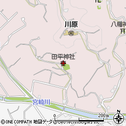 田平神社周辺の地図