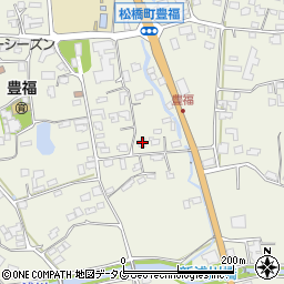 熊本県宇城市松橋町豊福444周辺の地図