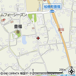 熊本県宇城市松橋町豊福470周辺の地図