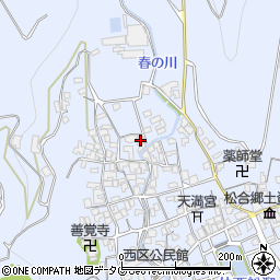 熊本県宇城市不知火町松合1611周辺の地図