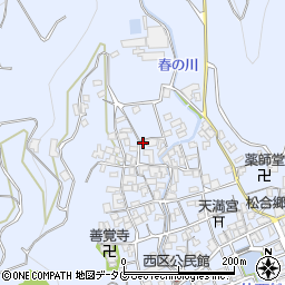 熊本県宇城市不知火町松合1617周辺の地図