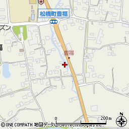 熊本県宇城市松橋町豊福450周辺の地図