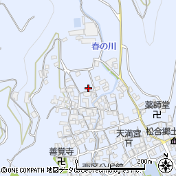 熊本県宇城市不知火町松合1610周辺の地図