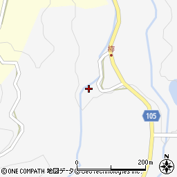 熊本県下益城郡美里町中郡2308周辺の地図