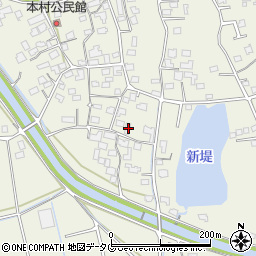 熊本県宇城市松橋町西下郷697周辺の地図