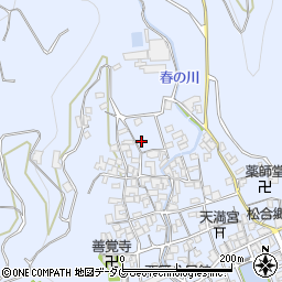 熊本県宇城市不知火町松合1618周辺の地図