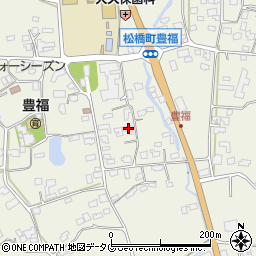 熊本県宇城市松橋町豊福464周辺の地図