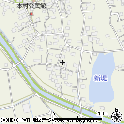 熊本県宇城市松橋町西下郷696周辺の地図