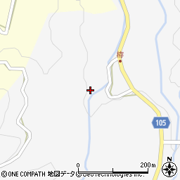 熊本県下益城郡美里町中郡2309周辺の地図