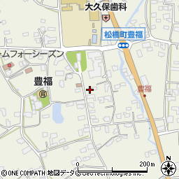 熊本県宇城市松橋町豊福473周辺の地図