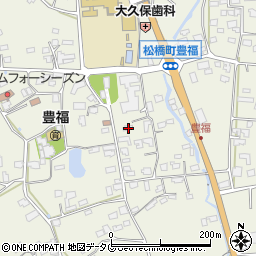 熊本県宇城市松橋町豊福474周辺の地図