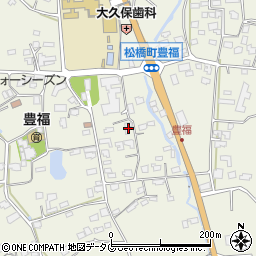 熊本県宇城市松橋町豊福475周辺の地図