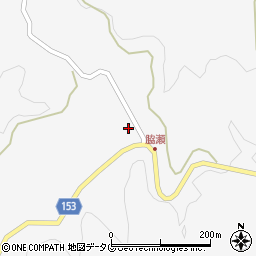 熊本県下益城郡美里町洞岳1575周辺の地図