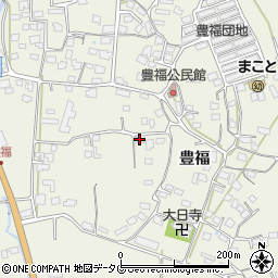 熊本県宇城市松橋町豊福1248周辺の地図