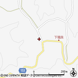 熊本県下益城郡美里町洞岳3087周辺の地図