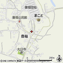 熊本県宇城市松橋町豊福901周辺の地図