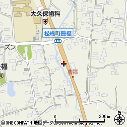 熊本県宇城市松橋町豊福586周辺の地図