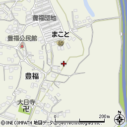 熊本県宇城市松橋町豊福904周辺の地図