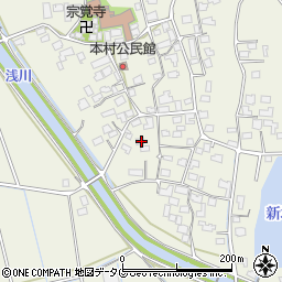 熊本県宇城市松橋町西下郷778周辺の地図