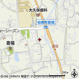 熊本県宇城市松橋町豊福488周辺の地図