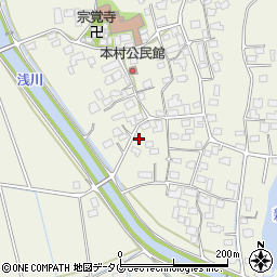 熊本県宇城市松橋町西下郷813周辺の地図
