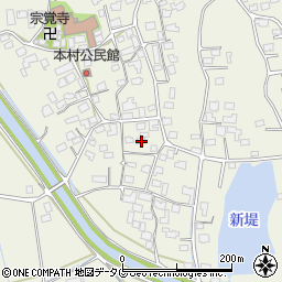 熊本県宇城市松橋町西下郷665周辺の地図