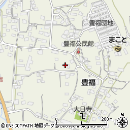 熊本県宇城市松橋町豊福1164周辺の地図