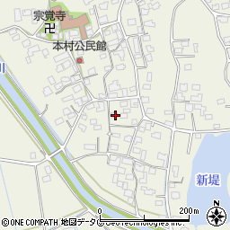 熊本県宇城市松橋町西下郷660周辺の地図