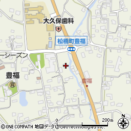 熊本県宇城市松橋町豊福483周辺の地図