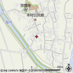 熊本県宇城市松橋町西下郷790周辺の地図