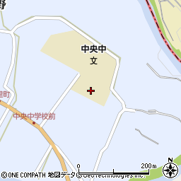 美里町　総合体育館周辺の地図