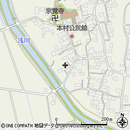 熊本県宇城市松橋町西下郷798周辺の地図